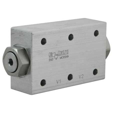 Dual pilot operated check valve 3/8 VSO DE N 38 FCB 38 (sans joint pilote) - Components