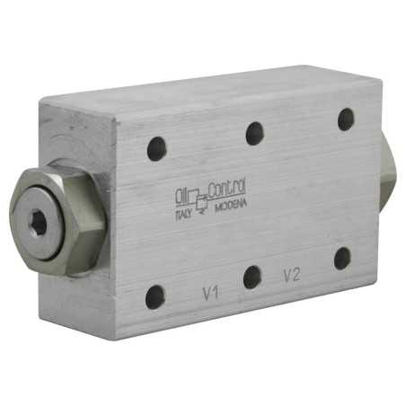 Dual pilot operated check valve 3/8 VSO DE N 38 FCB 38 MP (no seal pilote) - Components