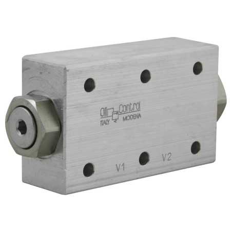 Dual pilot operated check valve 3/8 VSO DE N 38 FCB 38 MP (no seal pilote) - Components
