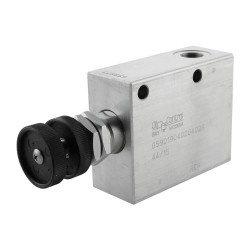 Pressure reducer 20l/mn block 3/8  VRP R VU 38  60 bar max set. handwheel