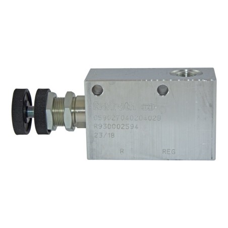 OCGF - Flow reducer 20l/mn block 3/8  VRP R 38  20 bar max set. handwheel