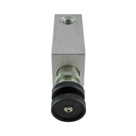 Flow reducer 20l/mn block 3/8  VRP R 38  20 bar max set. handwheel