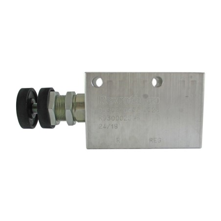 Flow reducer 20l/mn block 3/8  VRP R 38  20 bar max set. handwheel