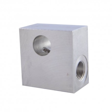 bloc hydraulique aluminum cavité 019 nez de 15,8 mm