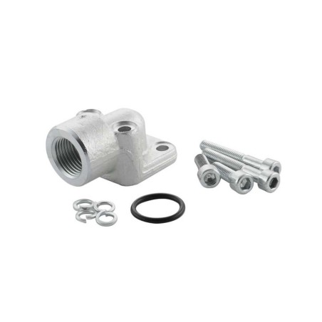 Bride hydraulique 1/2" entre axe 35 vis M6 type carrée