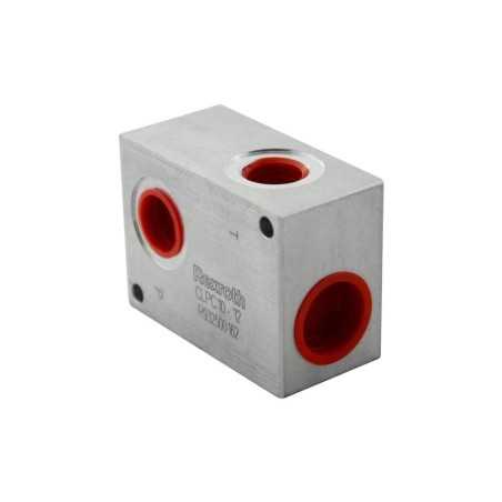 Bloc collecteur 1/2'' aluminium - Blocs Hydrauliques - Aluminium