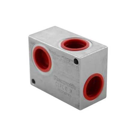 Bloc aluminium pour limiteur LC oleodinamica LPC10 3/4"