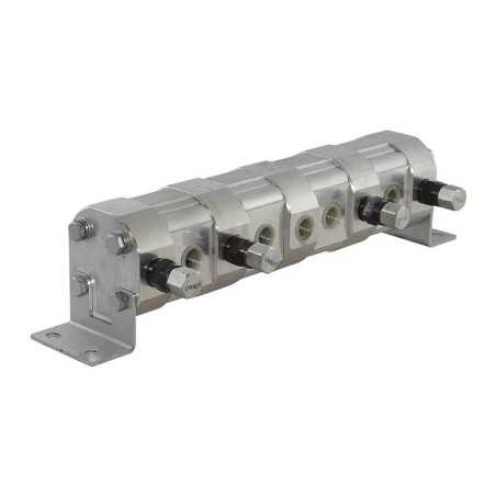 Flow divider gear Gr.1 4 element1.6cc avec LP tarage 150 b - Components