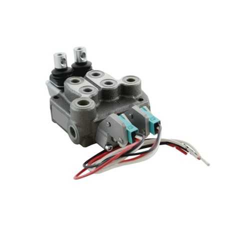 Distr. monobloc17l/mn 2 éléments 250 bar BM20/2 GU MOA1 MSWWO x2 - Composants