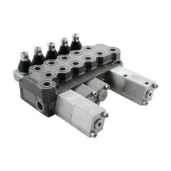 Single block distributor 35l/mn 5 elements BM40/5 GU MOA1P / MO A1x4 - Components