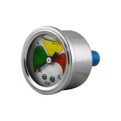 Clogging indicator 0 to 6 bar back connection stainless steel