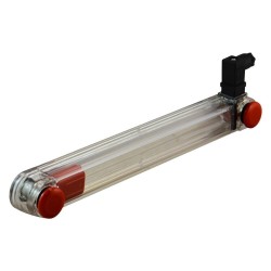Visual and electric level indicator - 254M12 + Thermo 70°C NO (opened in the absence of liquid)