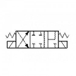 Cetop5 4x3 Spéc. LC2 DZ U201 C65 12Vcc