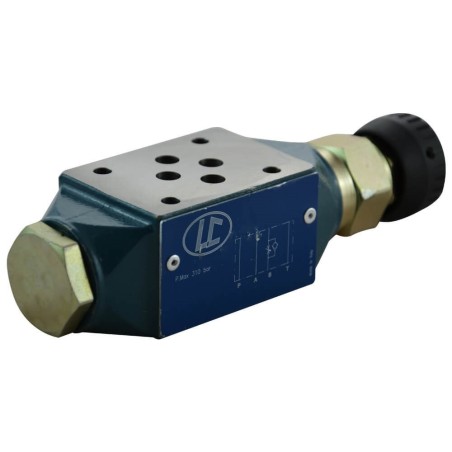 Cetop3 flow modular on flow inlet B   LC1M.VF2/B with handwheel