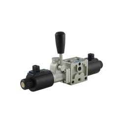 Stackable with lever with bobine 4x3 50l/mn CF spé  ED2 DZ 3/8'' F201 24v AMP