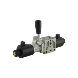 Stackable with lever with bobine 4x3 50l/mn CF spé  ED2 DZ 3/8'' F201 24v AMP