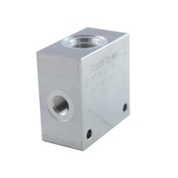 bloc hydraulique aluminium cavité 077 et CA 10 3N 1/4