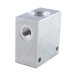 bloc hydraulique aluminium cavité 077 et CA 10 3N 1/4