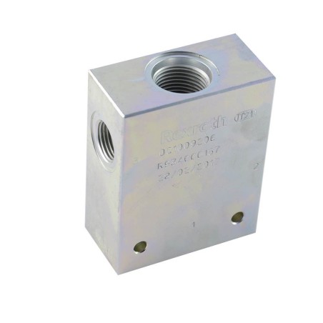 Bloc hydraulique acier cavité CA 12A 3N  raccordement 1/2