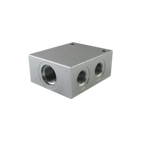 OCGF - Bloc 3/8 acier cavité 078 - 4 voies CA 10A 4N