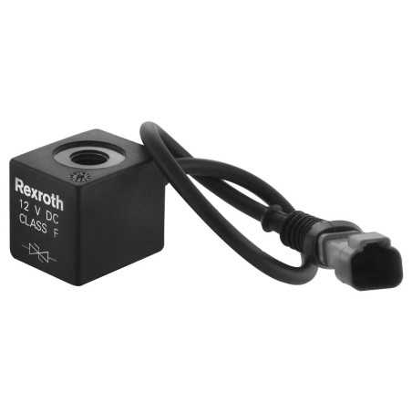 Solenoid coil 12DC S8H 17W H cable + plug Deutsch - Components