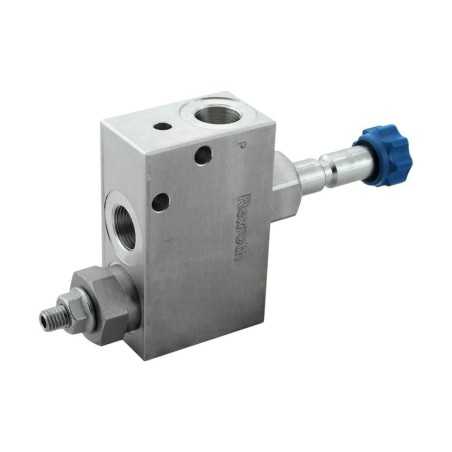 Bloc Bypass 20l/mn VEI 16 VSBN 10 NA 38 175 à 350 bar - Blocs Hydrauliques - Aluminium