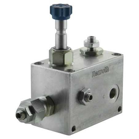 body Bypass 25l/mn VEI 8A VU VS 30 20 ST 06 NC 38 30/100 bar - Hydraulic block - Aluminium