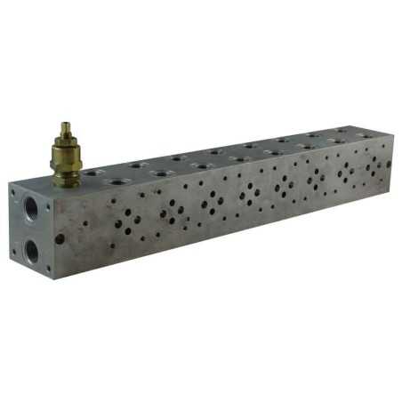 Embase cetop3 8él alu + LP 35/210 bar - Composants
