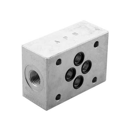 intermediate plate cetop 3  sortie A&B 1/4