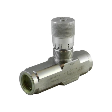 Way flow control valve     1'' 80l/mn 250 bar STL