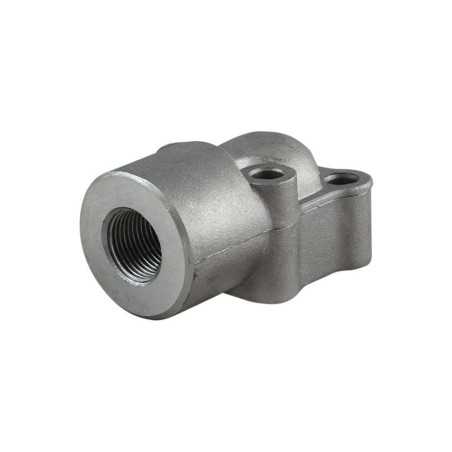 Bride 3/8 90° alu 4 trous M6 Ø 30 - Flanges