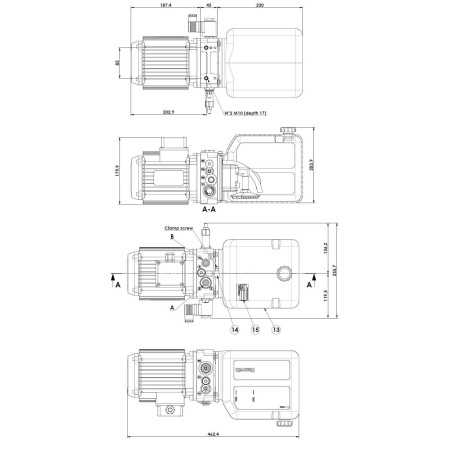 Centrale de Quai 0,75Kw triphasé - D36 24v courant continu + Redresseur 52833120099C IM#79802
