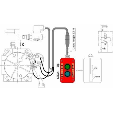 Dump Trailer Hydraulic Pump 12 volt Free Flow + Remote Switch + Banjo 16820130006GC IM#79975
