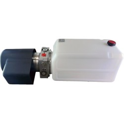 Dump Trailer Hydraulic Pump 12 volt Free Flow + Banjo 16820130006GF IM#79979