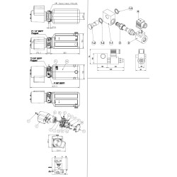 Dump Trailer Hydraulic Pump 12 volt Free Flow + Banjo 16820130006GF IM#79979