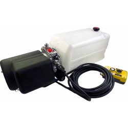 Dump Trailer Hydraulic Pump 24 volt + Relay 150A + Remote Switch - OCGF