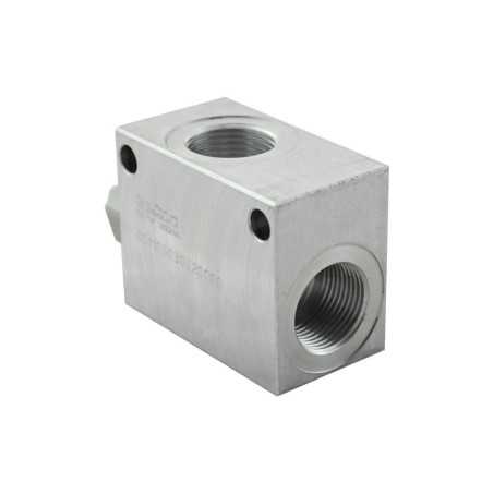 Hydraulic pressure relief valve 150l/mn (70-210 bar) - Pressure relief valve - Aluminium