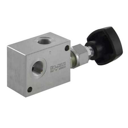 Limiteur de pression hydraulique 30l/mn VSC-30 V 38 (50-210 bar) - Limiteurs de pression - Aluminium