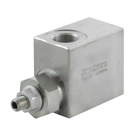 Hydraulic pressure relief valve 20l/mn VSC (150-350 bar) - Pressure relief valve - Aluminium