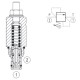 Hydraulic pressure relief valve 50l/mn VSDN 08A 10 (175-350 bar)/IM#82120/041522035635000/R930005642