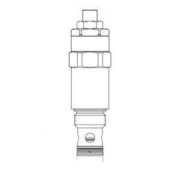 Hydraulic pressure relief valve 240l/mn VSD 250 20 (70-210 bar)/IM#82123/041503929920000/R930006717