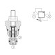 Hydraulic pressure relief valve 20l/mn VSBN 08F 35 (175-350 bar)/IM#82164/041149032035000/R901113605
