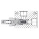 Hydraulic pressure relief valve 150l/mn VSPC (50 bar)/IM#82180/051105030405000/R930001217
