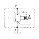 Hydraulic pressure relief valve 150l/mn VSPC (50 bar)/IM#82181/051105030405000/R930001217