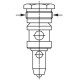 Hydraulic pressure relief valve 120l/mn M30X1.5 (280 bar)/IM#82186/0532001061/532001061