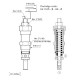 Hydraulic pressure relief valve 80l/mn NV 12 (30-100 bar)/IM#82190/051302040310000/