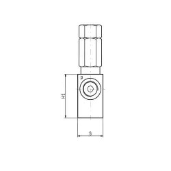Limiteur de pression hydraulique 40l/mn VSDC (12-210 bar)/IM#82197/05120103032000A/R930006861