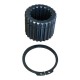 Manchon cannelé 16 dents intérieures (W35x2x16x9H - DIN 5480) et 24 dents extérieures (B 50x45 - DIN 5482) TRSM16DIN/M24DIN