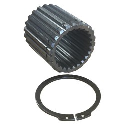 Douille cannelée intérieur 23 dts 16/32 DP / extérieur 23 dts DIN5482 TRSM23Z/M23DIN5482