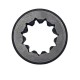 Spline coupling 11 tooth 16/32" DP TRSM11Z16/32